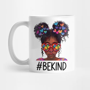 Be Kind Messy Bun Black Girls Mug